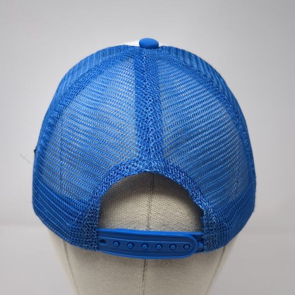 Michigan Miller Snapback Trucker Hat Blue OS Adjustable Mesh Back Sky High - Picture 6 of 9